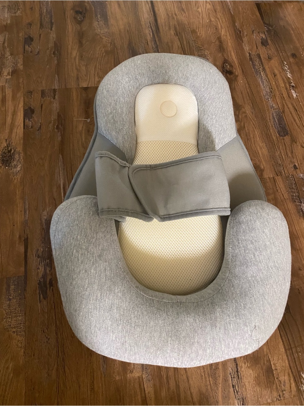 Plush Grey Infant Support Lounger - Grey
